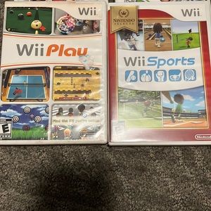 WII PLAY/SPORTS GAMES